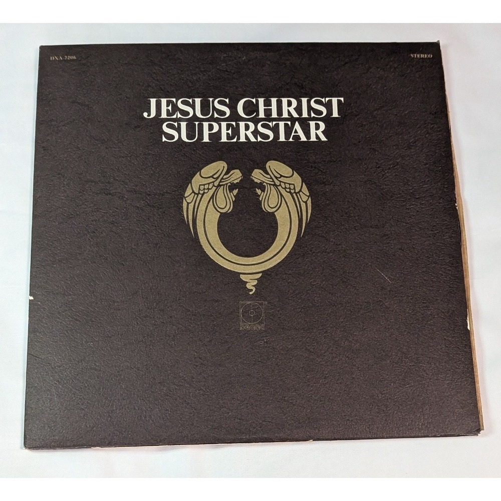 Decca Jesus Christ Superstar Vinyl LP 12" Brown Good 1970 Rock Opera 2-LP Set